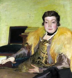 Retrato de Michalina Krzyzanowska, la esposa del artista